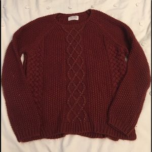 zara knitted sweater